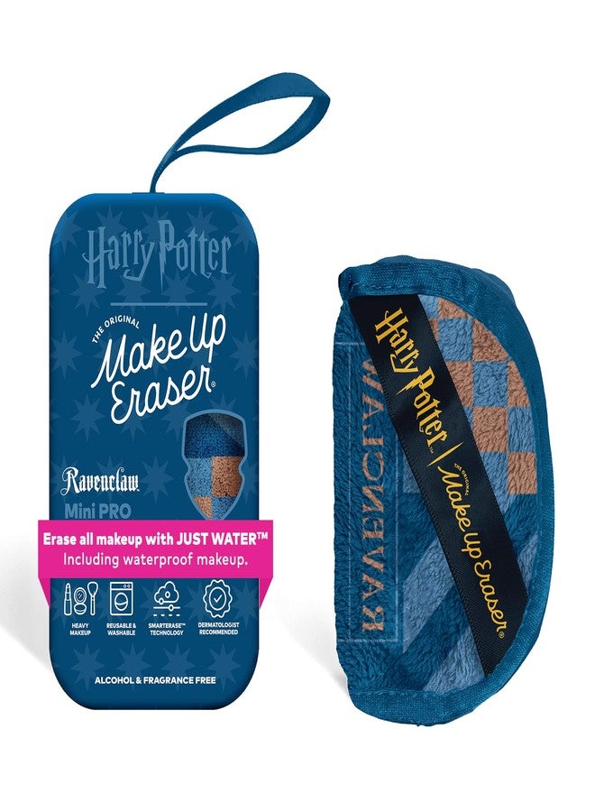 Makeup Eraser The Original MakeUp Eraser Mini PRO, Erase All Makeup With Just Water, Including Waterproof Mascara, Eyeliner, Foundation, Lipstick, Sunscreen and More! Harry Potter Ravenclaw, 1ct - Image 1